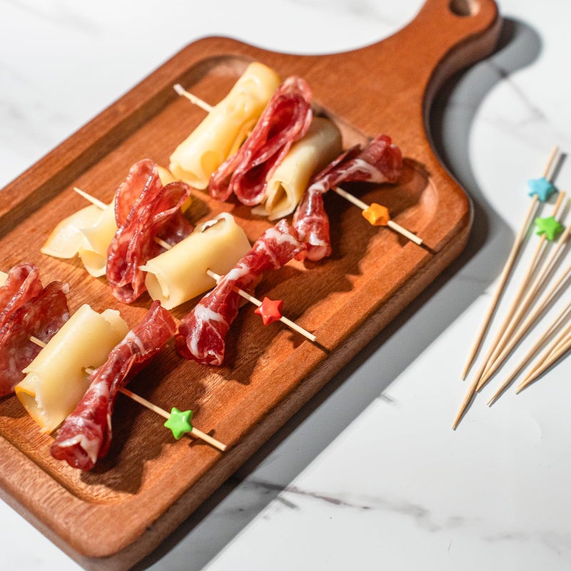 PuTwo Picks for Cocktail Appetizers Fruits Dessert,4.7" in 100 Counts,Colors may vary Stars - Image 5